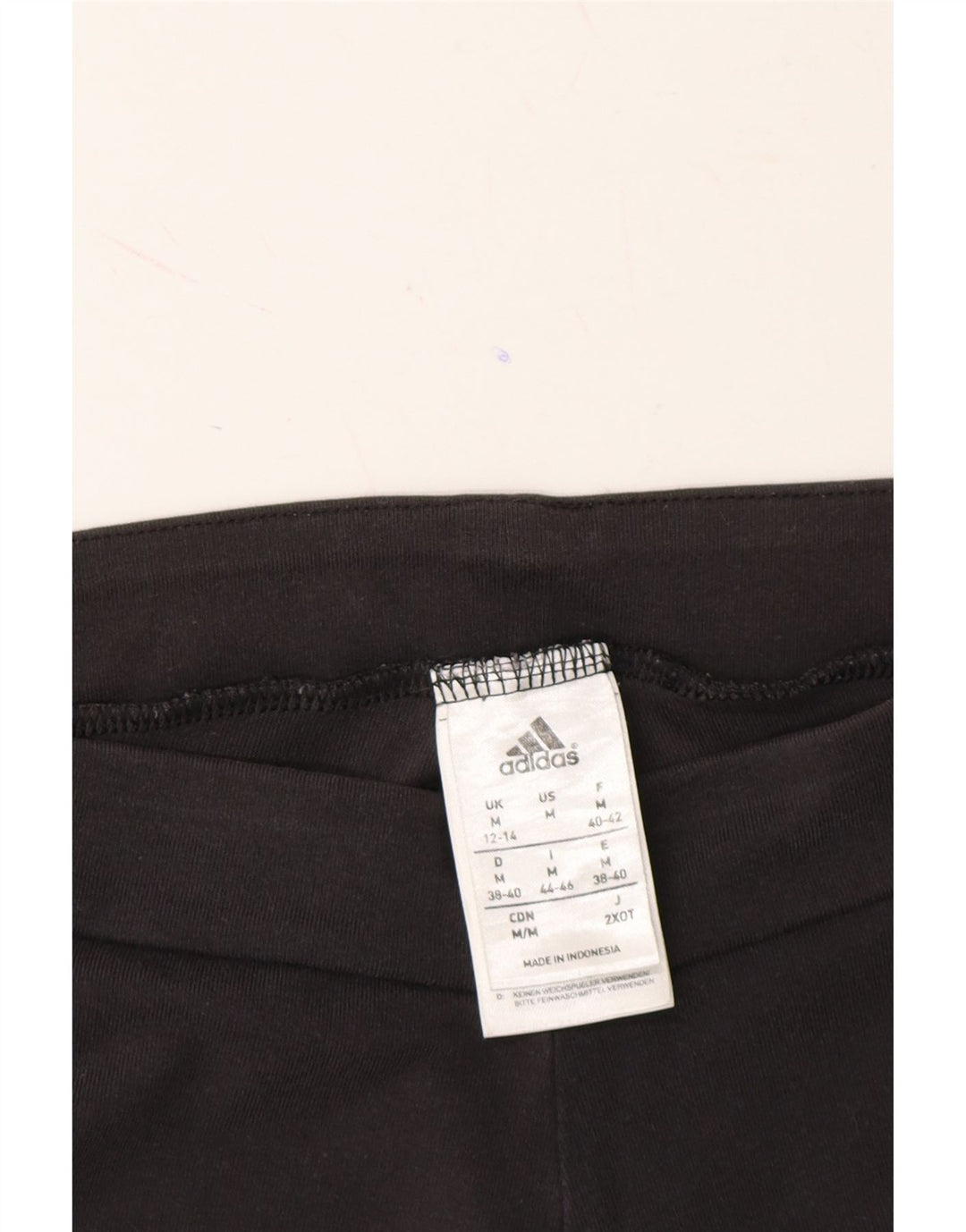 ADIDAS Womens Tracksuit Trousers Joggers UK 12/14 Medium  Black Vintage Adidas and Second-Hand Adidas from Messina Hembry 
