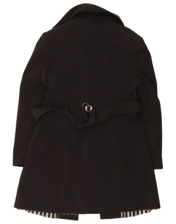 Roccobarocco Damen Mantel IT 48 XL Schwarz Polyester