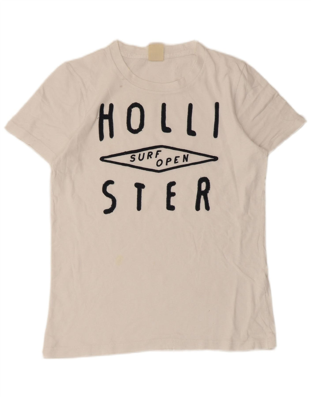 Hollister Herren-T-Shirt mit Grafik, Größe S, Weiß