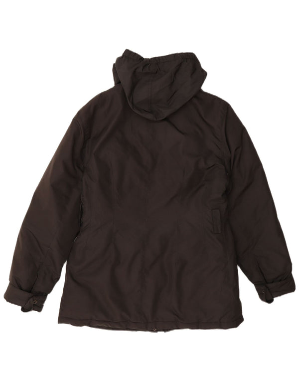 Refrigue Damen-Parka mit Kapuze, UK 12, Mittelgrau, Polyester