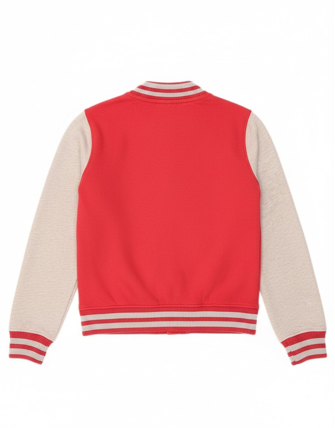 Superdry Damen Varsity Jacke UK 10 Small Rot Colourblock Baumwolle