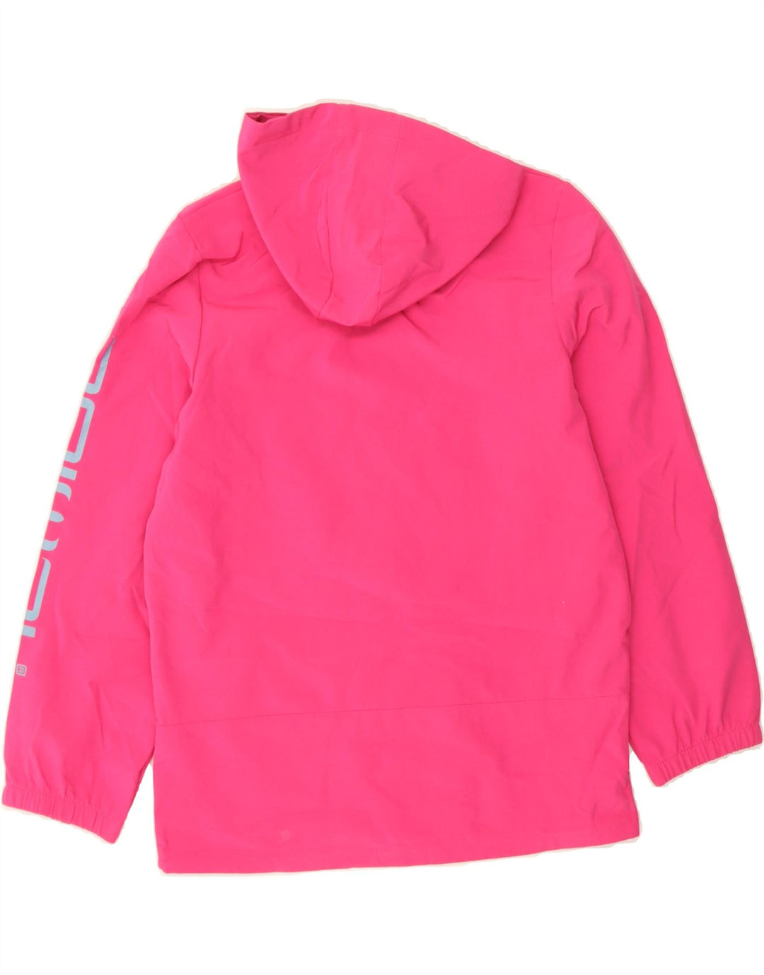 ANIMAL Girls Hooded Windbreaker Jacket 12-13 Years Pink Polyester Vintage Animal and Second-Hand Animal from Messina Hembry 