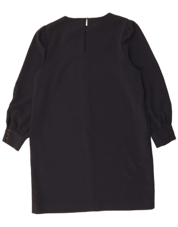 JAEGER Langarm-Etuikleid für Damen UK 18 XL Marineblau Polyester