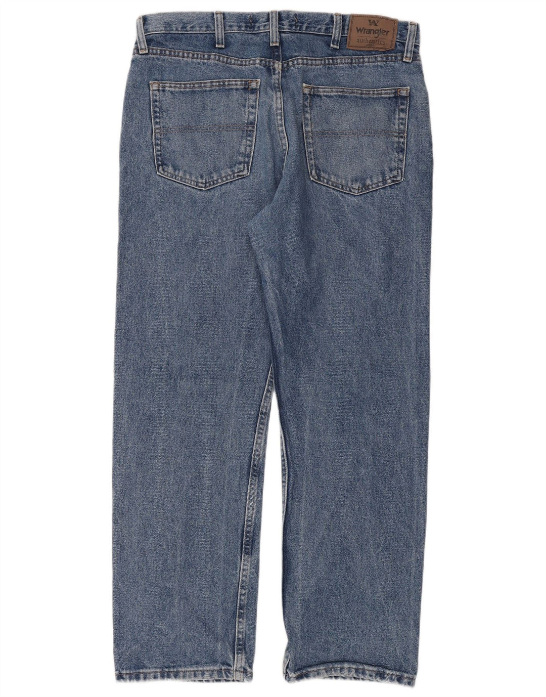 Wrangler Herren Straight Jeans W35 L30 Blaue Baumwolle