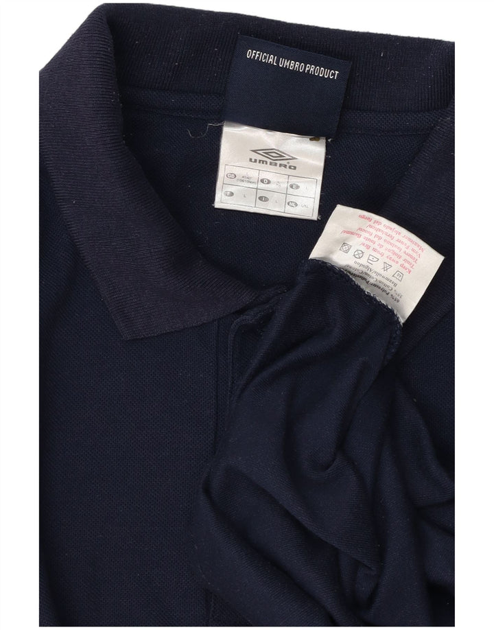 Umbro Herren-Poloshirt, großes marineblaues Polyester