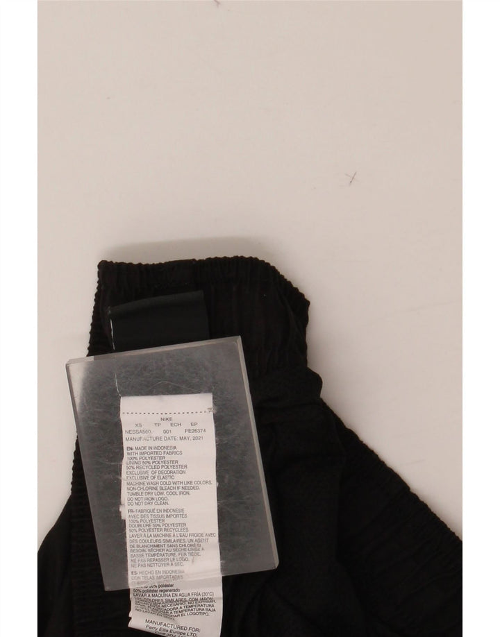 NIKE Damen Sportshorts UK 4 XS Schwarz Polyester