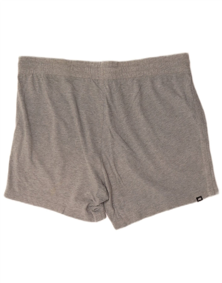NIKE Herren-Sportshorts, groß, grau gesprenkelte Baumwolle