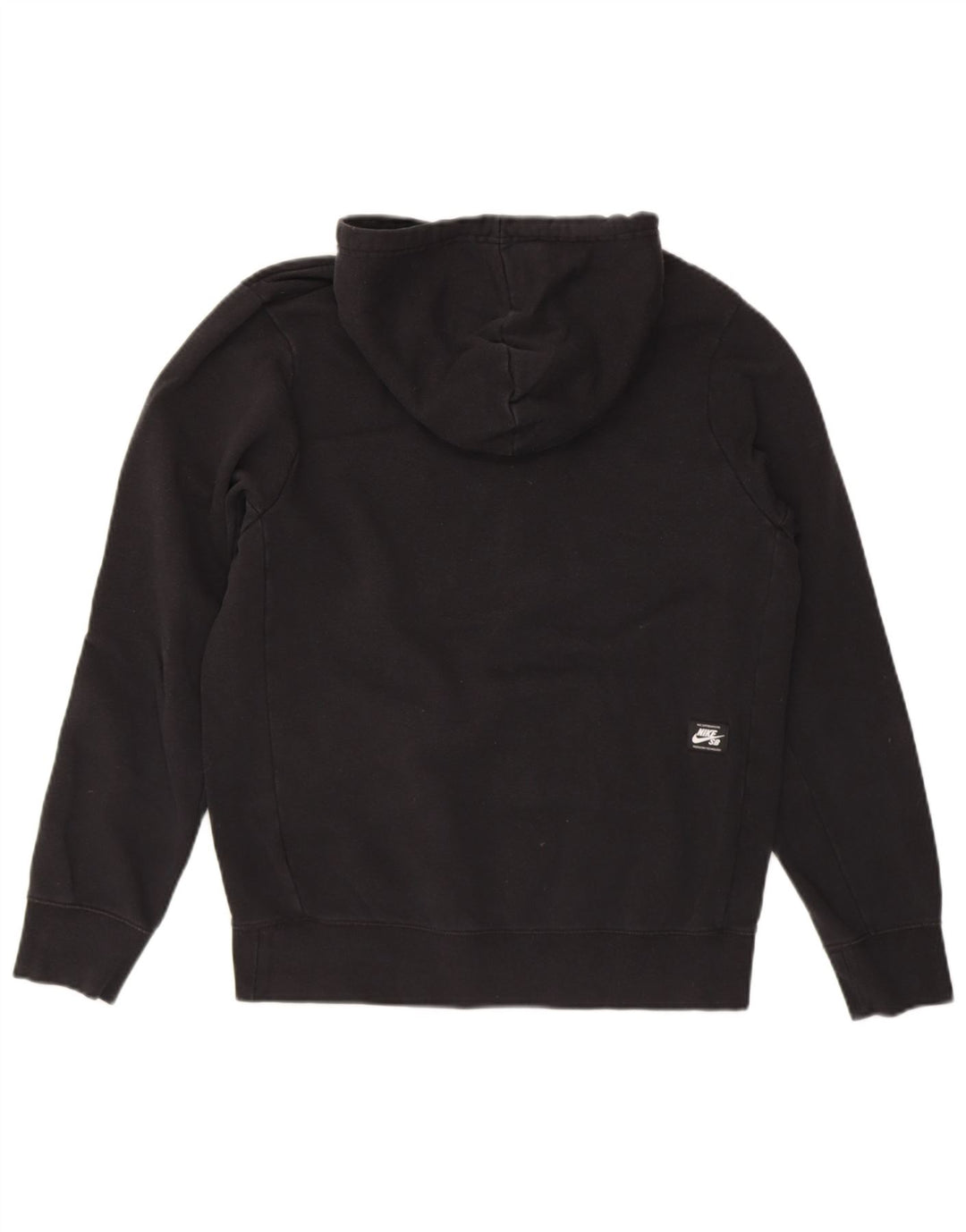 NIKE Mens Graphic Hoodie Jumper Medium Black