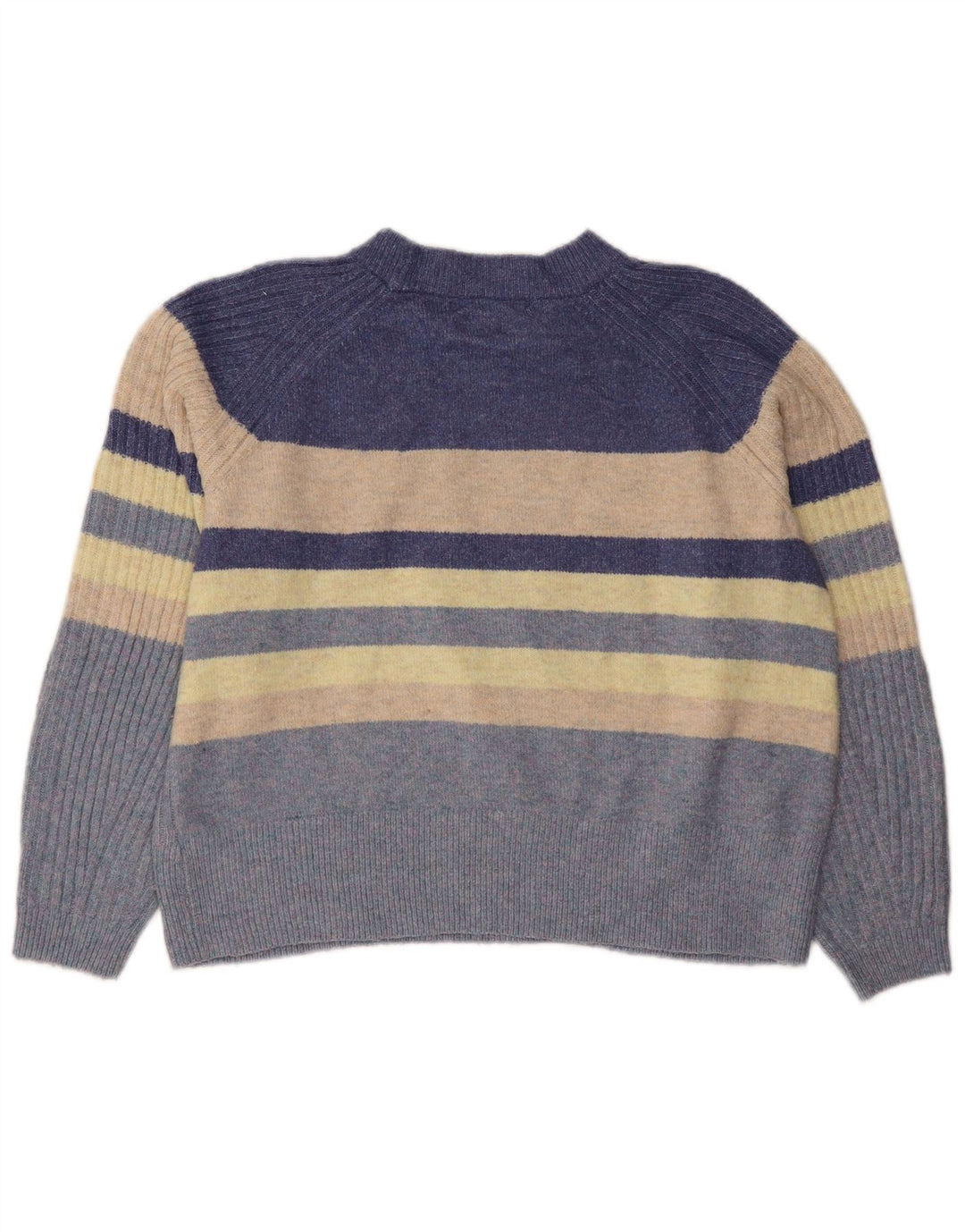 Marks & Spencer Damen-Pullover mit Rundhalsausschnitt, Gr. 14, mittelmehrfarbig