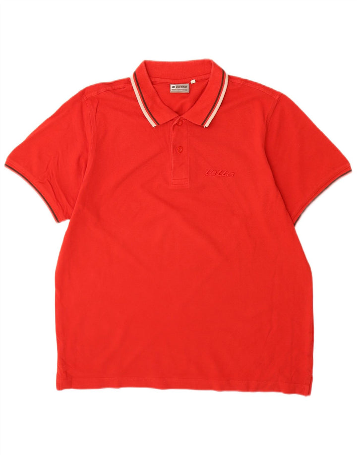 Lotto Herren Poloshirt Mittelrot