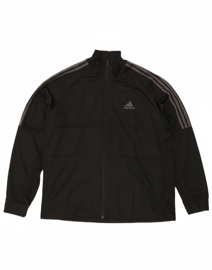 Adidas Herren Aeroready Trainingsanzug Top Jacke 2XL Schwarz Polyester