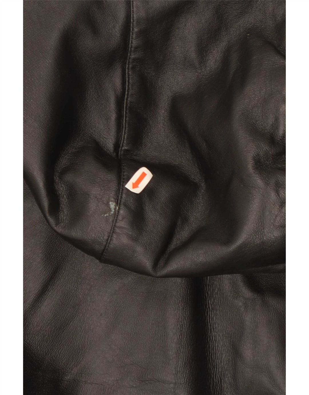 Vintage Herren Lederjacke mit Kapuze IT 54 2XL Schwarz