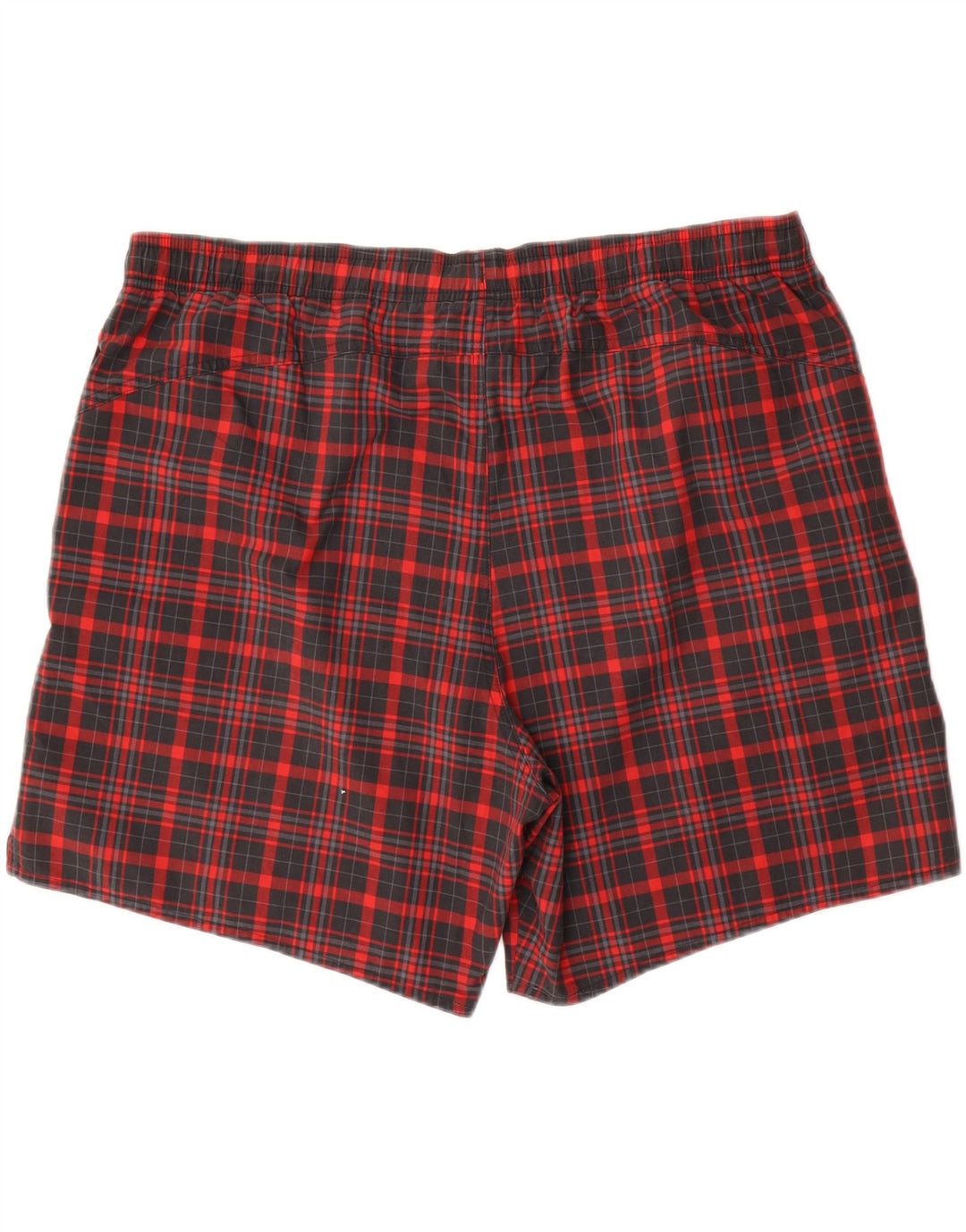 Adidas Herren Badeshorts XL Rot kariert Polyester