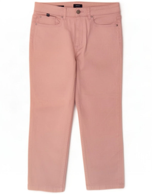 Crew Clothing Damen-Cropped-Jeans UK 10 Small W27 L23 Pink Cotton