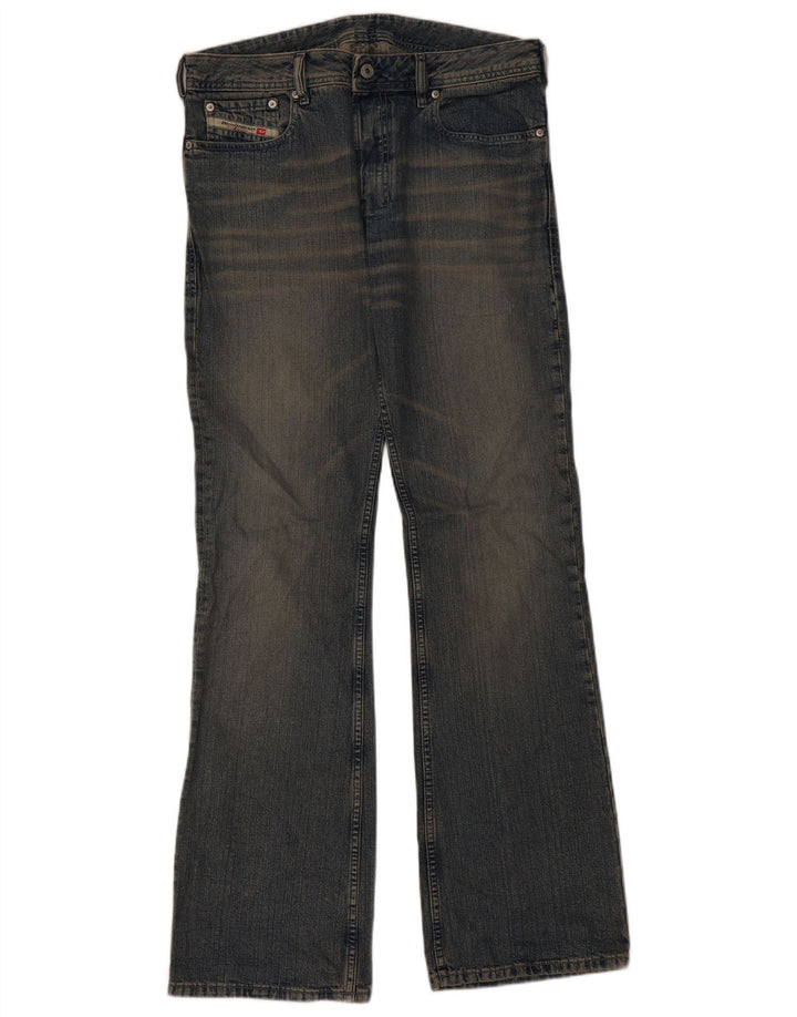 Diesel Bootcut-Jeans für Damen, W32, L35, blaue Baumwolle
