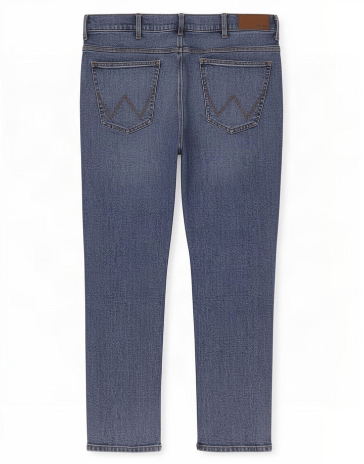 Wrangler Herren Slim Jeans W36 L32 Blaue Baumwolle