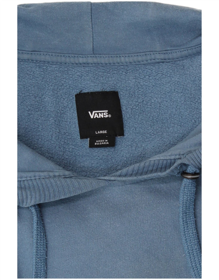 Vans Herren-Kapuzenpullover mit Grafik, groß, aus blauer Baumwolle