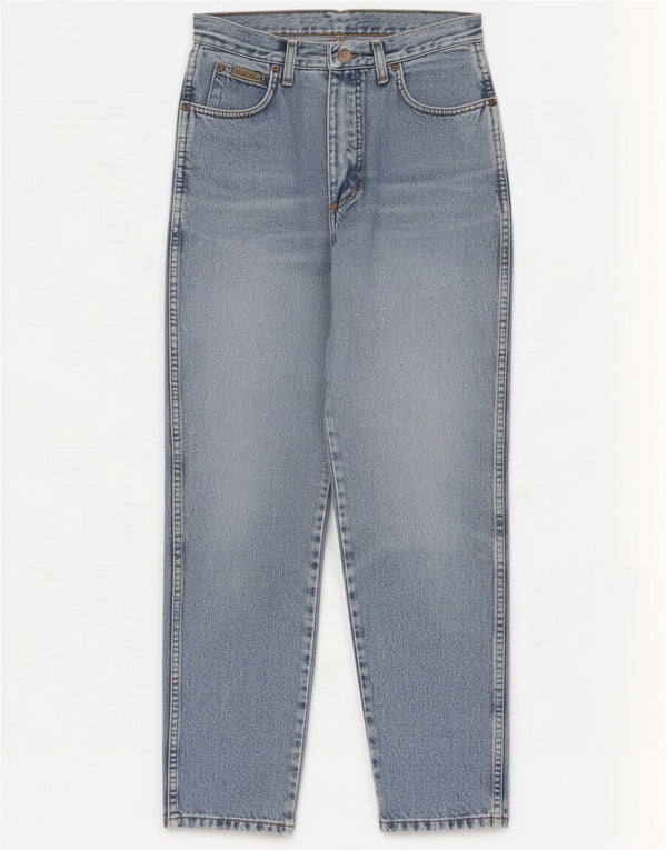 Wrangler Damen High Waist Tapered Jeans W30 L28 Blau