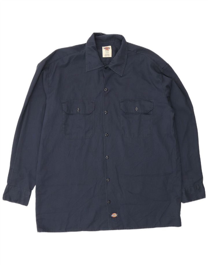 Dickies Herren-Hemd, groß, marineblau, Polyester