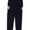 Kappa Jungen-Trainingshose mit Grafik, 11–12 Jahre, marineblaues Polyester