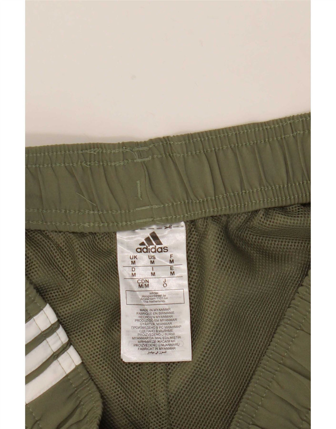 Adidas Herren Sportshorts Medium Khaki Polyester