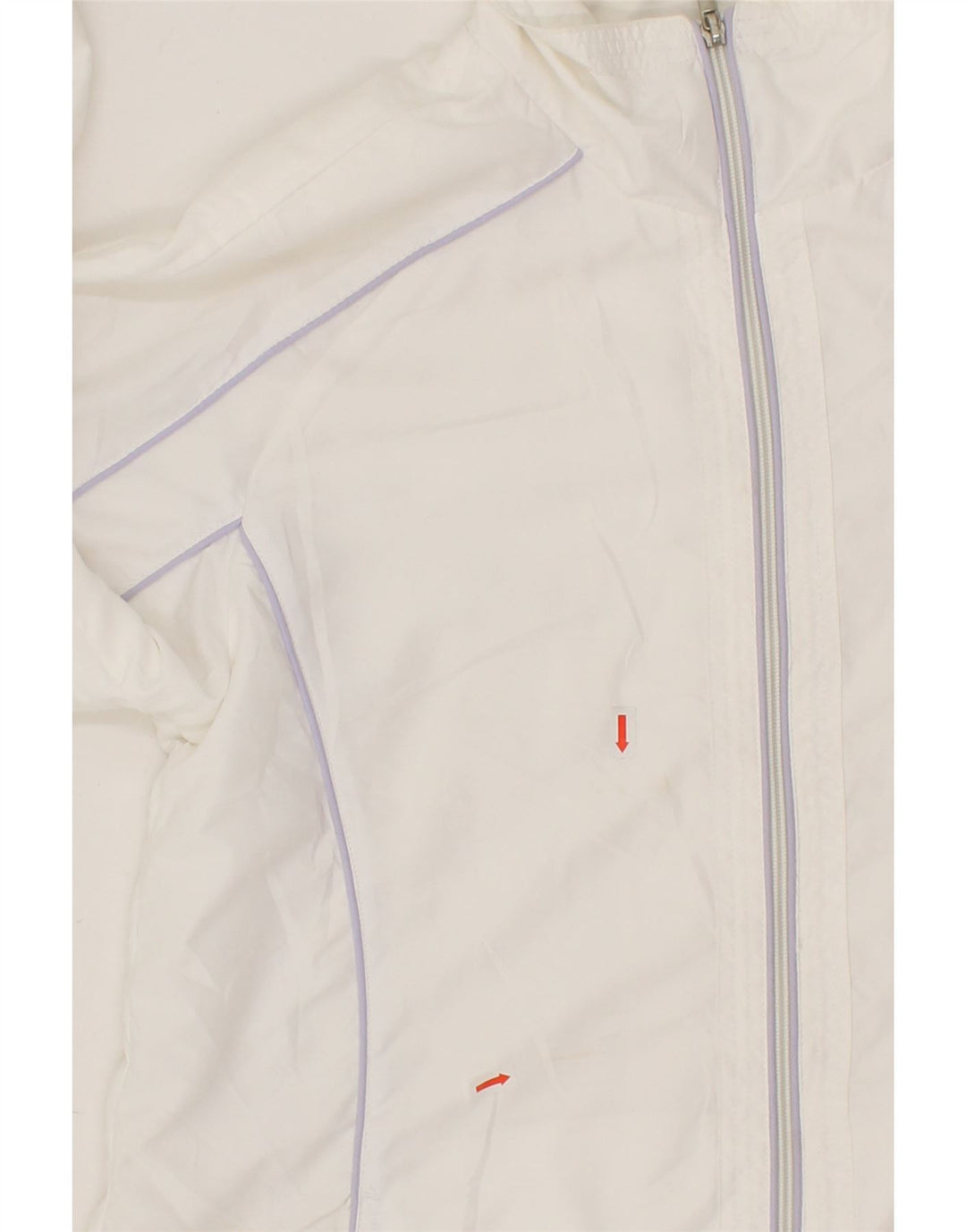 DIADORA Womens Tracksuit Top Jacket UK 16 Large White Polyester Vintage Diadora and Second-Hand Diadora from Messina Hembry 