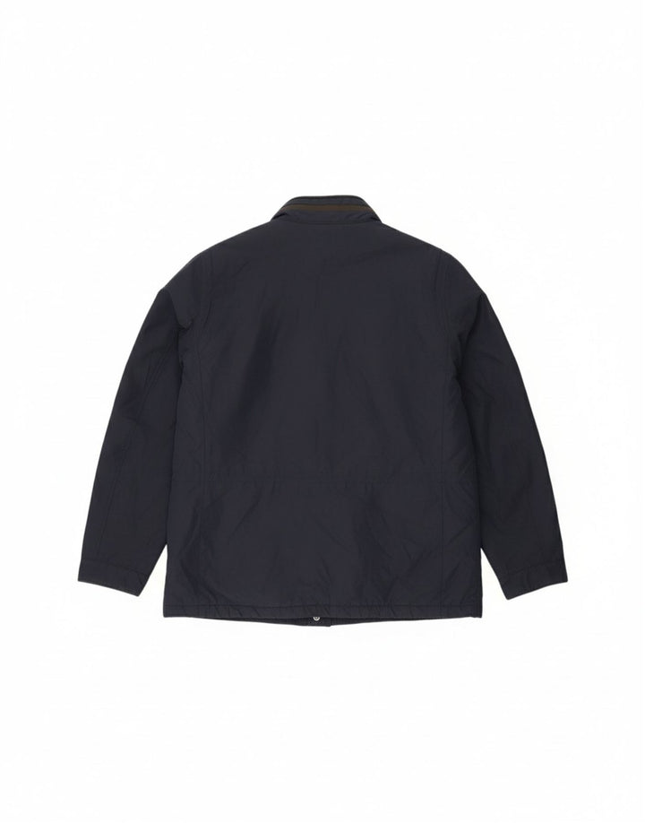 CHAMPION Mens Hooded Padded Jacket UK 42 XL Navy Blue Polyester Vintage Champion and Second-Hand Champion from Messina Hembry 