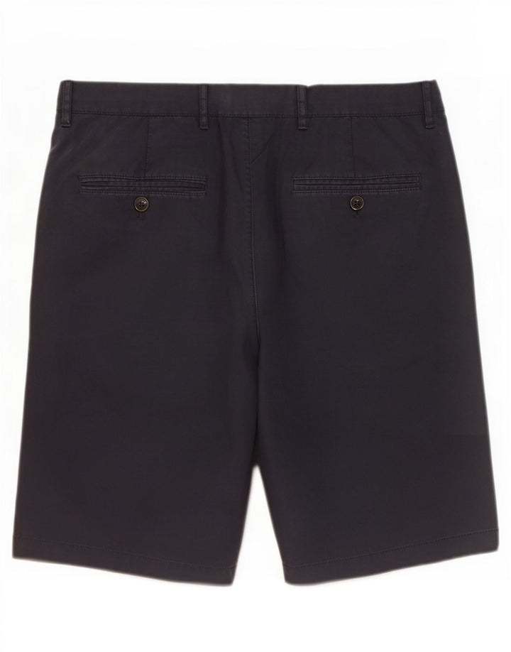 Marks & Spencer Herren-Chinoshorts W32, mittelmarineblaue Baumwolle