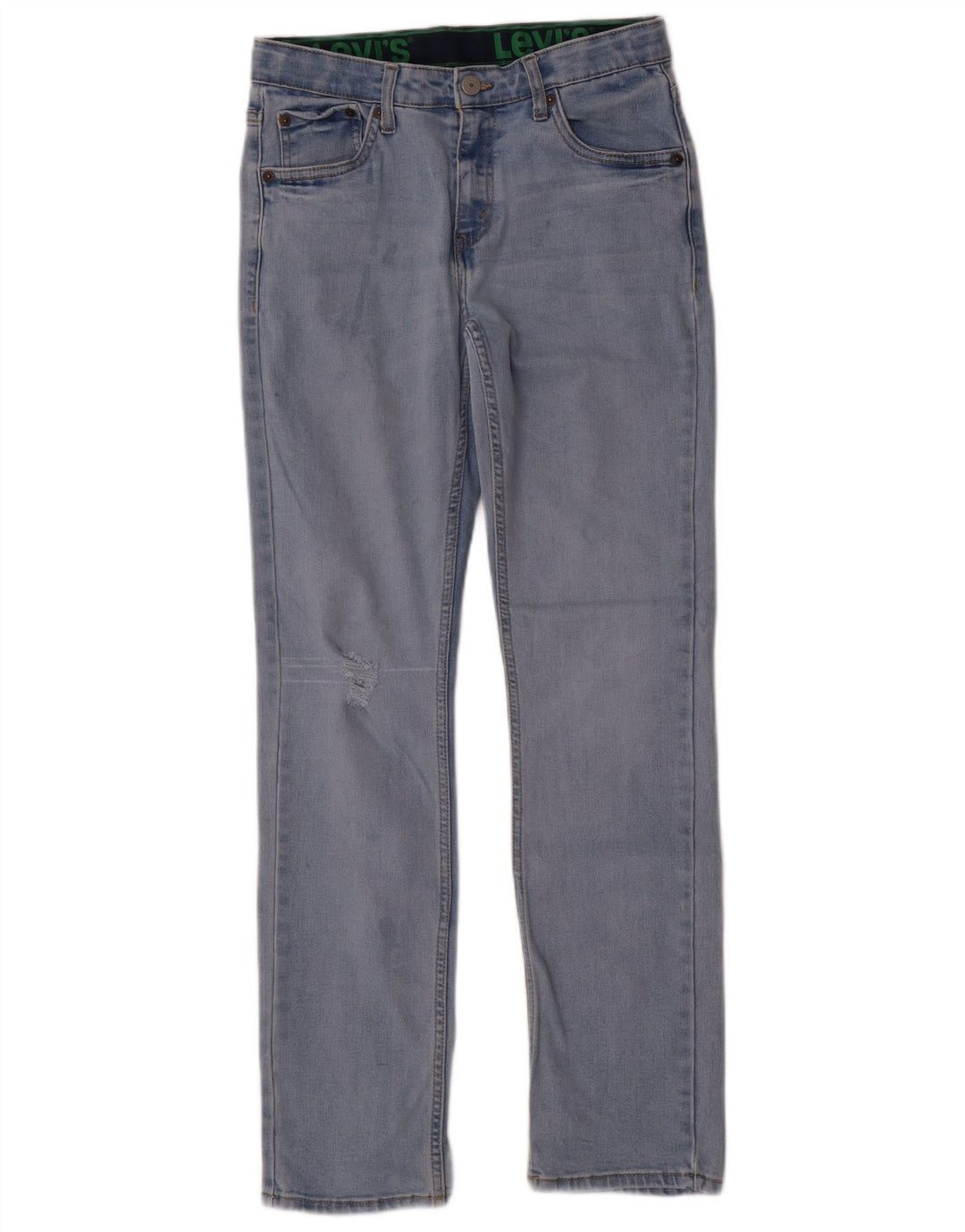 Levi's Jungen 511 Distressed Slim Jeans 15–16 Jahre W28 L30 Blaue Baumwolle