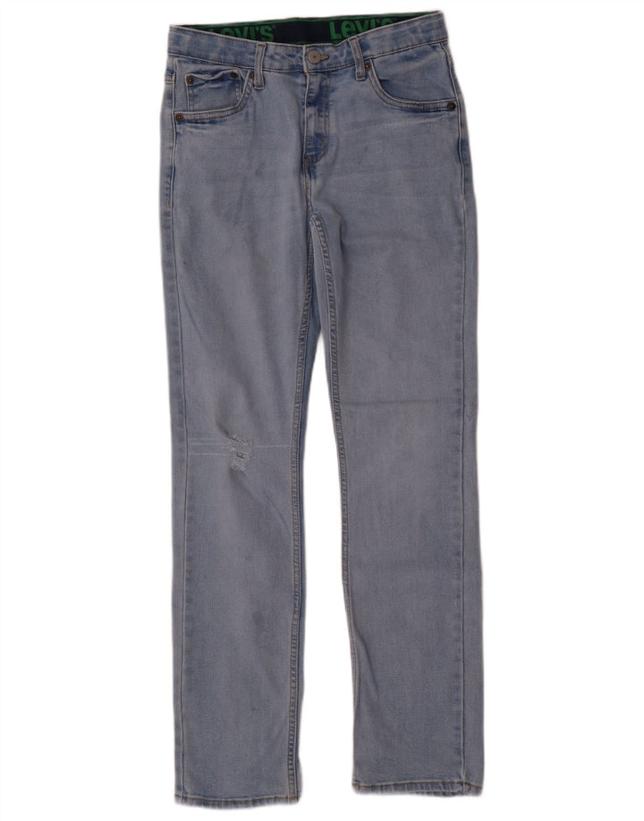 Levi's Jungen 511 Distressed Slim Jeans 15–16 Jahre W28 L30 Blaue Baumwolle