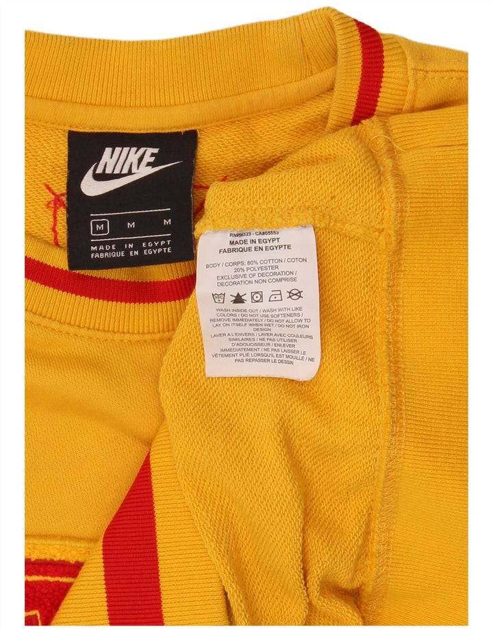 Nike Herren Athletic Dept Graphic Sweatshirt Pullover mittelgelbe Baumwolle
