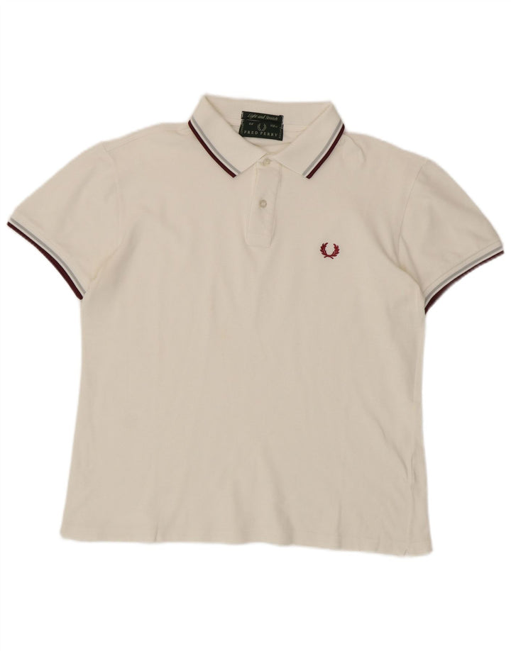 Fred Perry Herren Poloshirt Mittelweiß