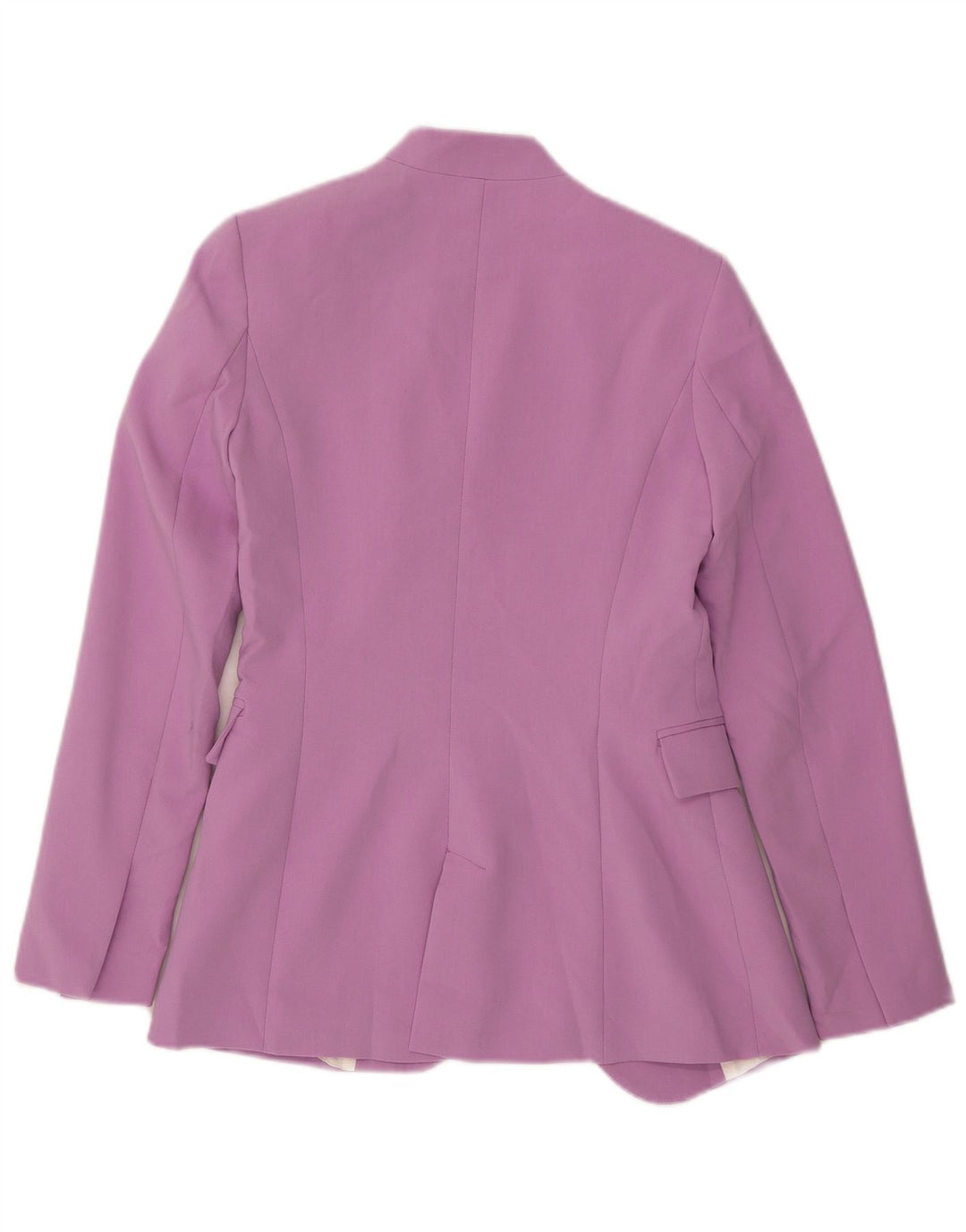 Zara Womens Open Blazer Jacke UK 6 XS Lila Polyester