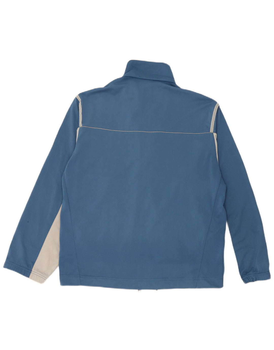 Fila Herren-Trainingsanzug-Oberjacke IT 46/48 Small Blue Colourblock Polyester