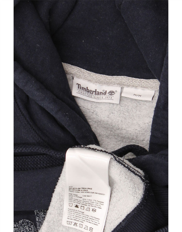TIMBERLAND Herren-Kapuzenpullover mit Grafik, mittlere marineblaue Baumwolle