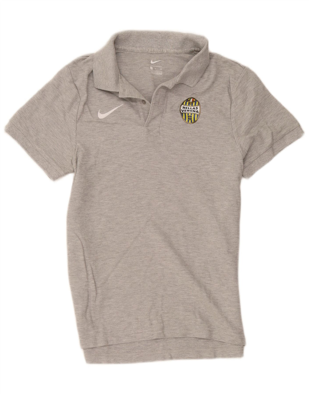 Nike Herren HELLAS VERONA Grafik-Poloshirt, kleine graue Baumwolle