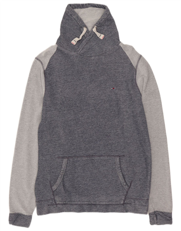 TOMMY HILFIGER Herren Sweatshirt Pullover XL Marineblau Colourblock Baumwolle