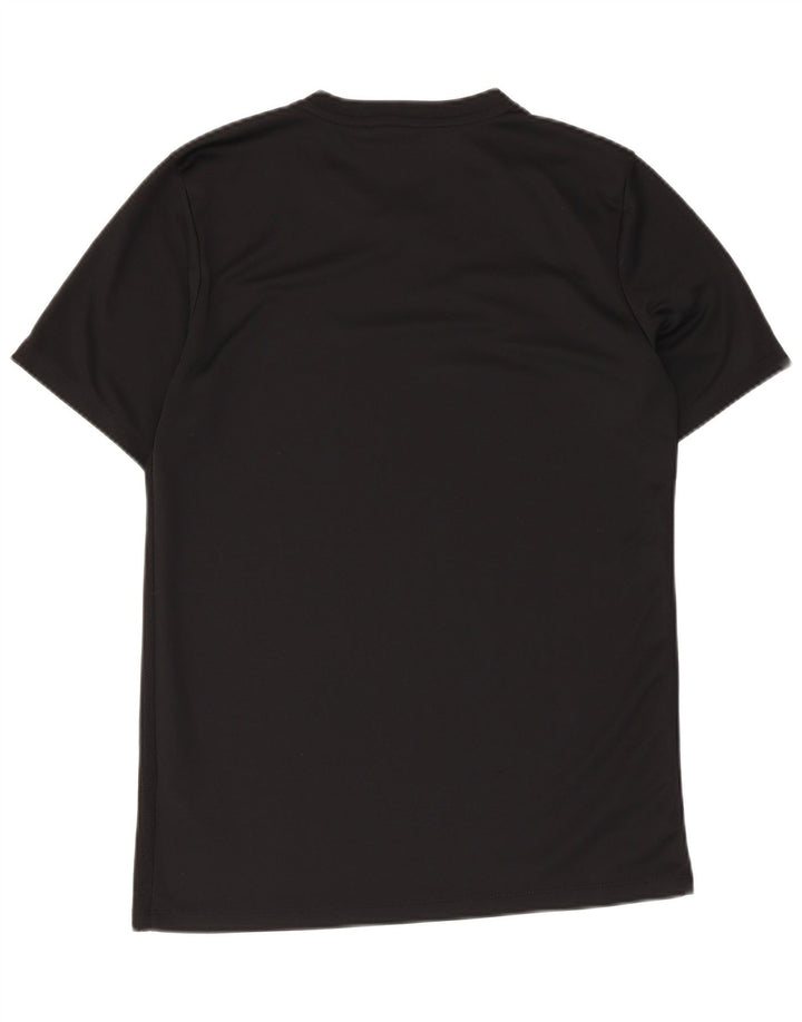 Nike Herren Dri Fit T-Shirt Top Medium Schwarz Polyester
