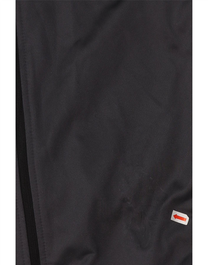 LOTTO Herren-Trainingsanzug-Oberjacke aus mittelgrauem Polyester