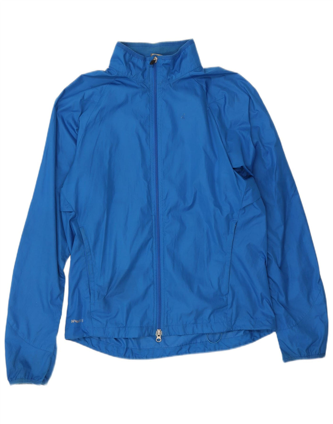 Nike Herren-Trainingsanzugoberteil, UK-Größe 36/38, Größe S, blau, Polyester