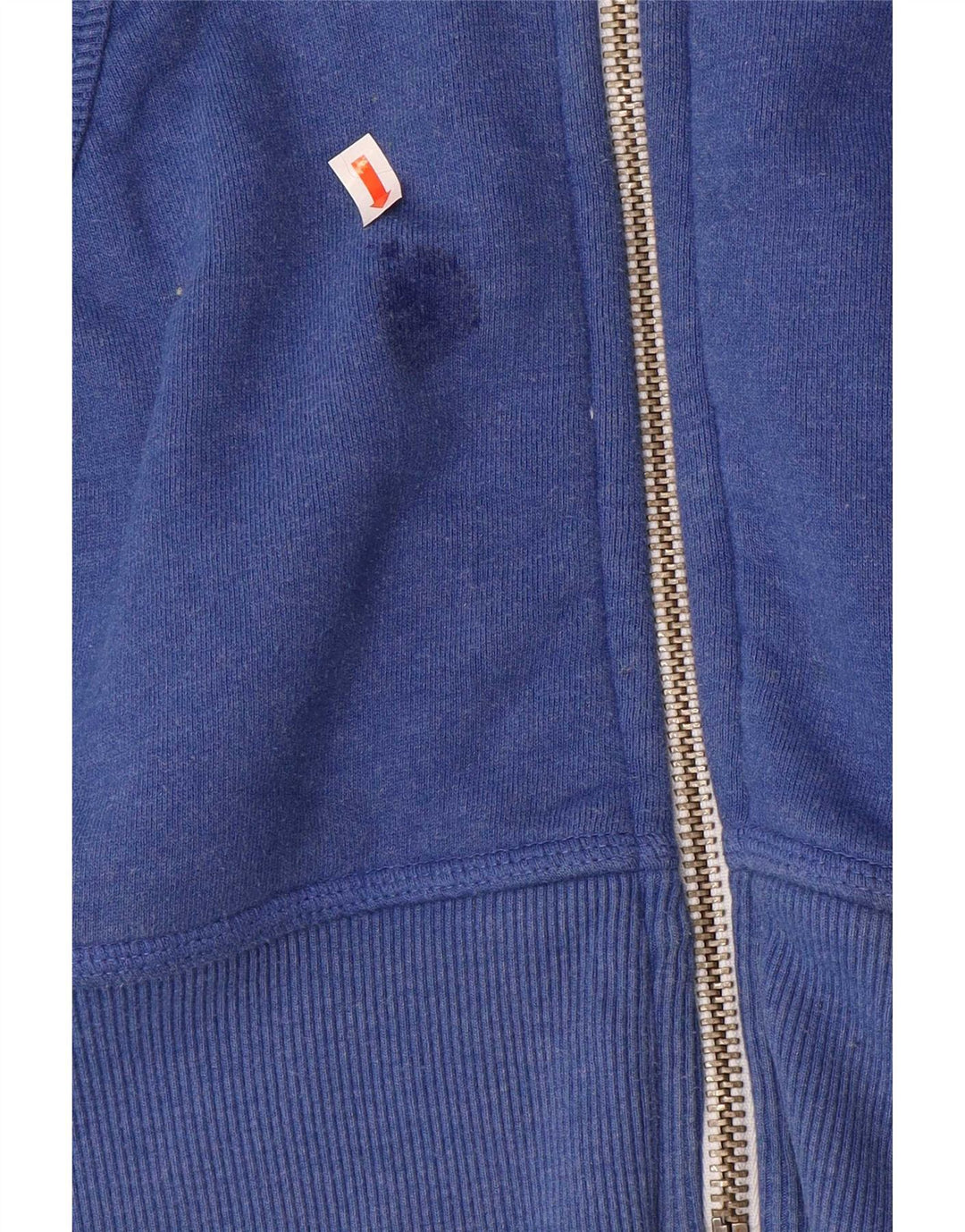 Superdry Herren-Kapuzenpullover mit Reißverschluss, klein, aus blauer Baumwolle