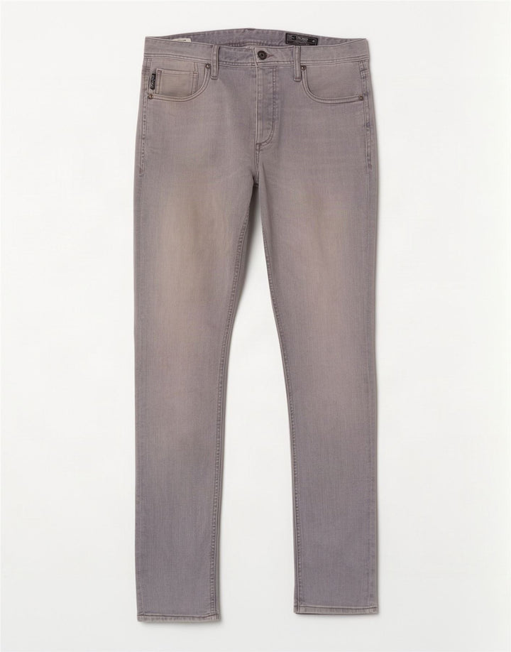 Jack & Jones Herren Tim Slim Jeans W30 L34 Graue Baumwolle