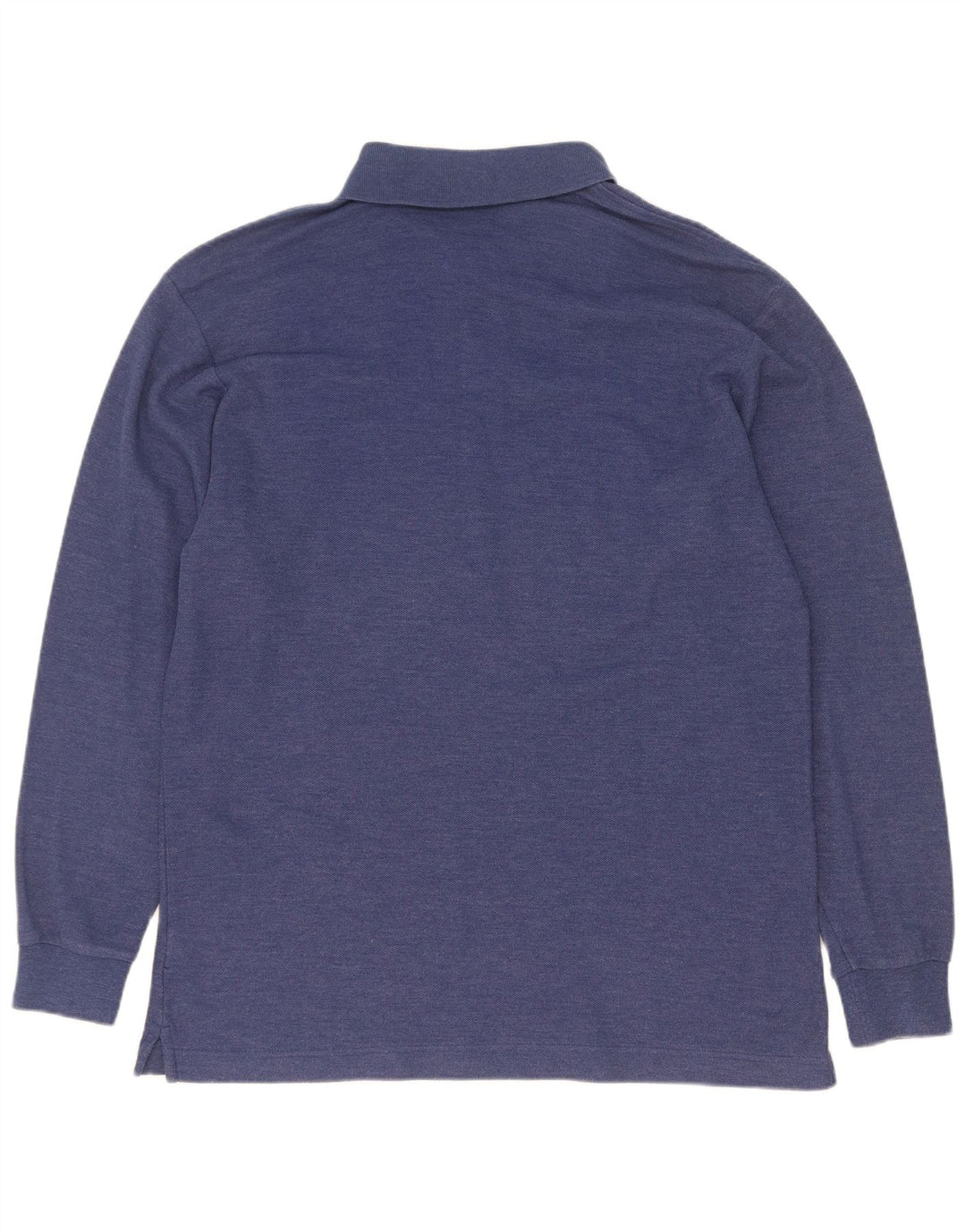 Fila Herren Langarm-Poloshirt IT 50 mittelblaue Baumwolle