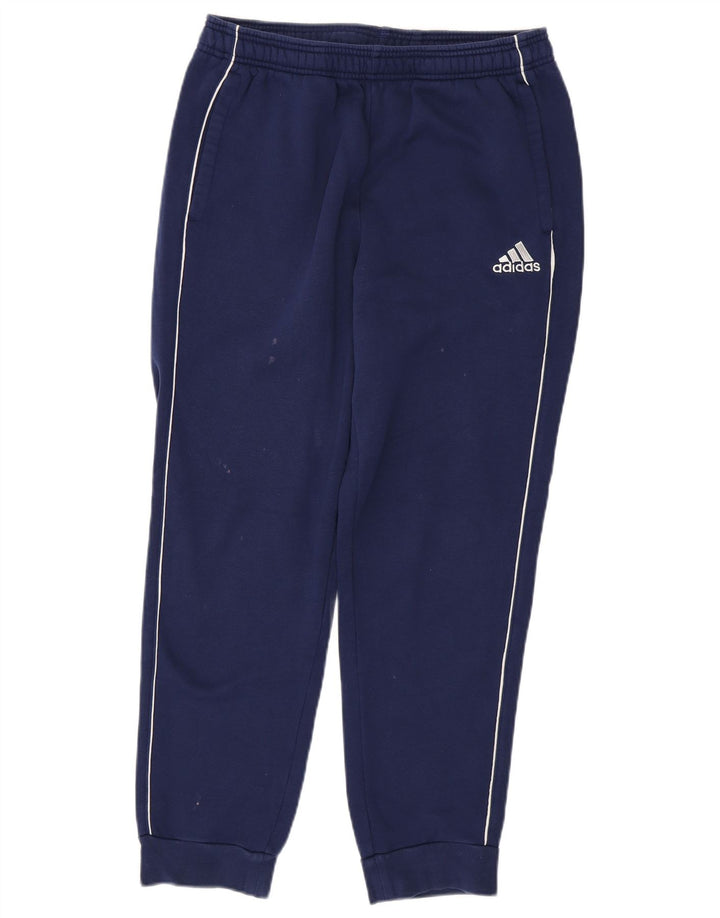 ADIDAS Herren-Trainingshose, Jogginghose, mittelmarineblaue Baumwolle