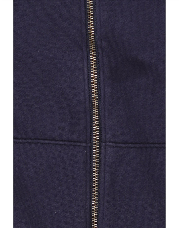 Under Armour Herren-Kapuzenpullover mit grafischem Reißverschluss, mittlere Marineblau-Baumwolle
