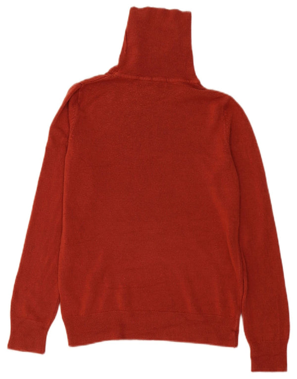 Marks & Spencer Rollkragenpullover für Damen, Gr. 8, klein, rot, Acryl