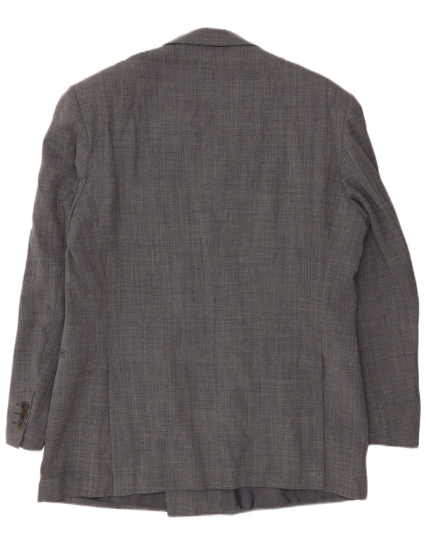 Pal Zileri Zweireihiger Herren-Blazer IT 52 XL aus grauer Wolle