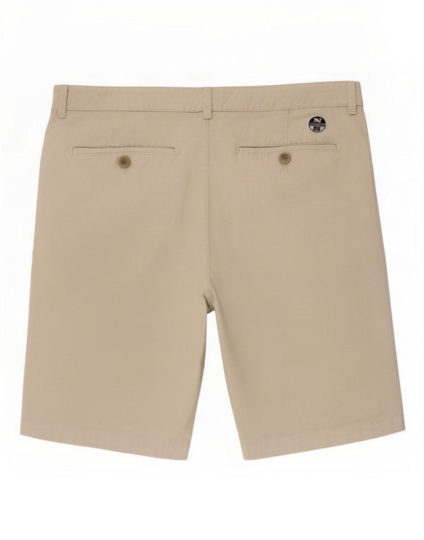 North Sails Herren Chinoshorts XL W38 Graue Baumwolle