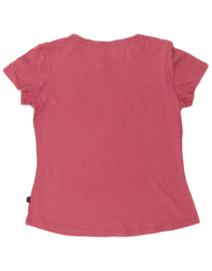 Puma Damen Graphic T-Shirt Top UK 12 Mittelrosa
