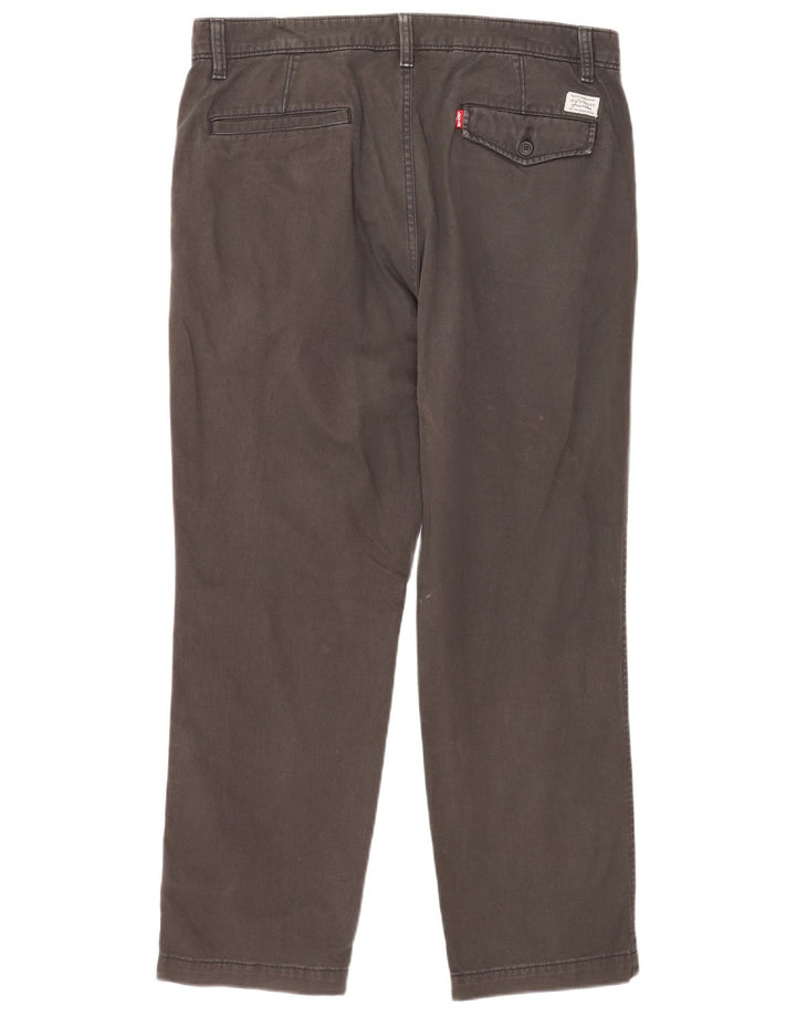 Levi's Herren Authentische Chinohose W34 L30 Graue Baumwolle